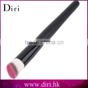 Professional Wood Angled Flat Top Foundation Blush Brush Liquid Cosmetic Makeup Brush thumbnail-3