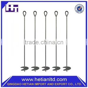 No Dig Ground Screw Pole Anchor Earth Auger Ground Screw Anchor thumbnail-4