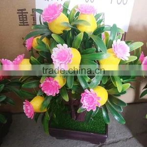 Hot Sale Artifical Bonsai for Nylon Cloth and Plastic 13pcs Flower for Celebration thumbnail-1