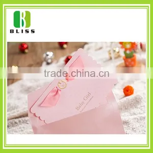 Hot-Selling High Quality Low Price Custom Folding Lovely 3d Ribbon Music Birthday Greeting Card thumbnail-4
