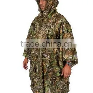 Ghillie Leafy Poncho - 3-D Solid Mesh thumbnail-2