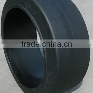 Electronics Factory Use 21X7X15 16X5X10-1/2 Solid Rubber Tyre for Toyota 30-7FBCU25 Forklift thumbnail-4