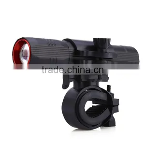 Bike Front Light Portable Flashlight Bicycle Front Handlebar Light With Bracket thumbnail-4