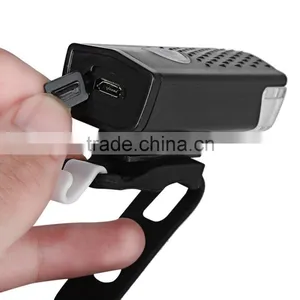 Water Resistant Rechargeable Mountain Bike Front Light With USB Changer for Night Cycling Bicycle Accessories thumbnail-3