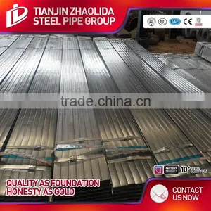 Zinc Coated 200 g - 500 g Hollow Section Square Steel Tube for Greenhouse Furniture Fence Post thumbnail-1