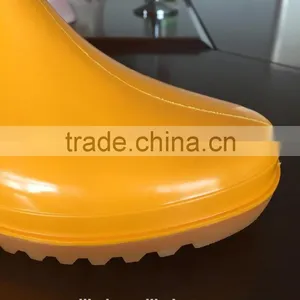 Fashion Yellow Pvc Rain Boots, Cheap Work Shoes thumbnail-5