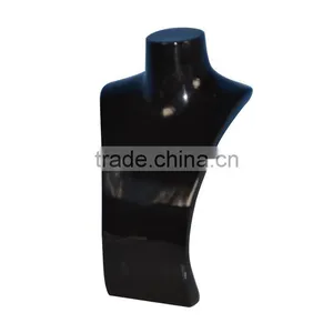 New Fiberglass Holder Jewelry Display Mannequins Black Side Head Model thumbnail-3
