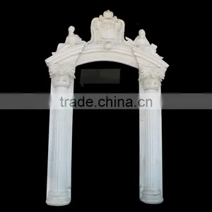 White Marble Door Pocket Door Frame thumbnail-1