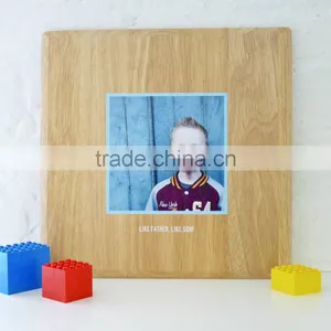 Personalized Wooden Block Digital UV Printing Father's Day Gift Wedding Gift Photo Frame on Wall thumbnail-2