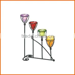 2016 Hot Selling Cone Shaped Glass Candle Holder thumbnail-1