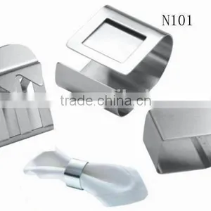 Hot Sale Items Stainless Steel Napkin Ring for Weddings thumbnail-1