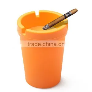 Supply Large Capacity Double Candy Color Ashtray thumbnail-1
