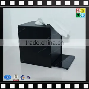 Custom Design Acrylic Hotel Use Tissue Box Luxury Acrylic Hotel Supplies PMMA Material 5star Hotel Use Cup Holder Made in China thumbnail-4