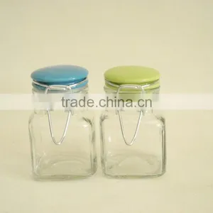 Mini Spice Jar 80ml Glass Jar With Swing Top thumbnail-1