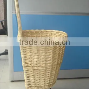 Wicker Shopping Trolley & Wicker Shopping Cart & Willow Utility Cart thumbnail-4