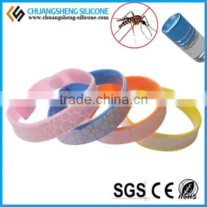 Fashion Silicone Anti-mosquito Bracelet, Silicone Promotional Gift, Wristband, Bangles thumbnail-1