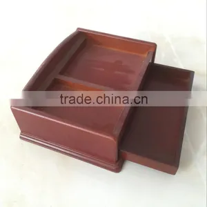 Fashion Wooden Tabletop Lighted Display Cases for Jewelry thumbnail-1