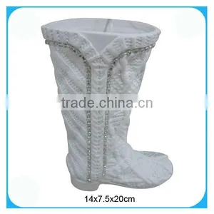 Decorative Shoe Shaped Vases With Diamond thumbnail-1