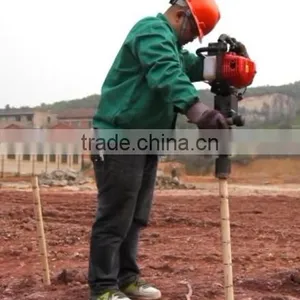 50mm 70mm Portable Petrol Powered Fence Vibrating Post Driver Hammer Mini Gasoline Excavator Pile Machine thumbnail-3