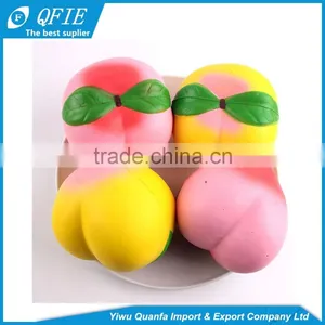 Promotional 11.5CM PU Foam Big Strawberry Kawaii Jumbo Squishy Slow Rising Toy for Kids thumbnail-5