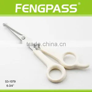 S3-1079 6-3/4" Inch 2CR13 Stainless Steel Blade WithUseful Safe Pet Hair Scissors Pet Grooming Scissors For Dog Cat Hair Cutting thumbnail-1