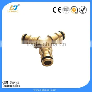 Garden 3 Way Brass Connector Hose Splitter thumbnail-2
