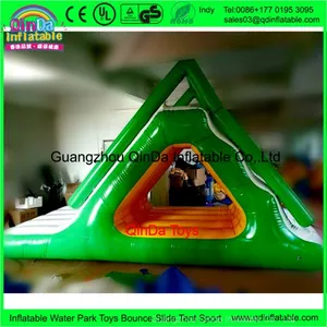 Water Play Equipment Triangle Water Slide With Air Pump,5m Long Inflatable Water Slide for Sale thumbnail-2