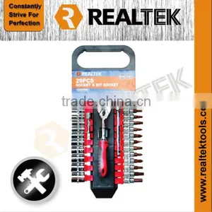 Professional 29PCS 1/4" Socket & Bit Set thumbnail-1