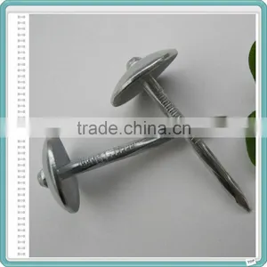 Twist Shank Galvanized Roofing Nails With Plastic Washer/Umbrella Head Nail thumbnail-5