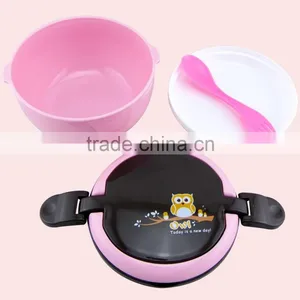 500ML Custom Design Available Round Plastic Lunch Box thumbnail-4
