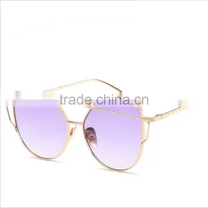 UCHOME Custom Promotional Double Metal Frame Sunglasses ,Genuine Mosaic Female Sun Glasses thumbnail-5
