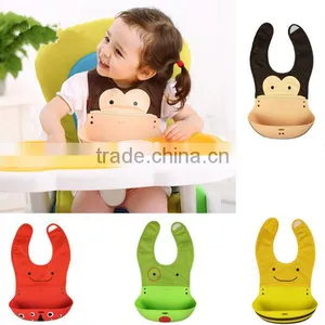 SHUOYANG Eco-friendly Soft Touch Custom Made Silicone Baby Bib, Baby Bib Silicone thumbnail-1