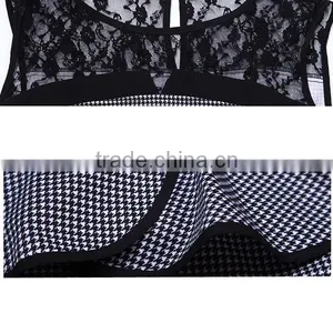 Latest Design New Fashion Sexy Flare Peplum Ladies Designer Skirt Suits thumbnail-4