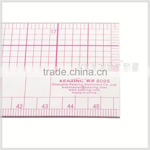 1.2mm Thick 18" &45cm Sized Width Sandwich Line Printing PVC Flexible Garment Ruler for Fashion Design and Tailor Pattern#8095 thumbnail-4