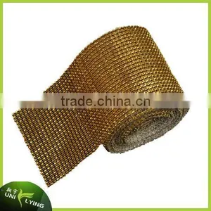 2016 Bling Plastic Crystal Rhinestone Mesh Hotfix Trimming Iron On Crystal Patches thumbnail-6