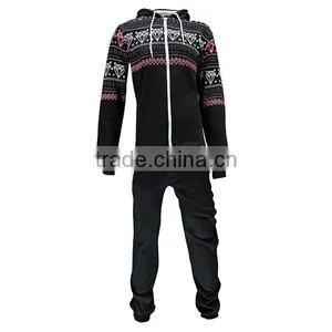 PA0027A Diamond Printed Onesie Jumpsuit for Men thumbnail-3