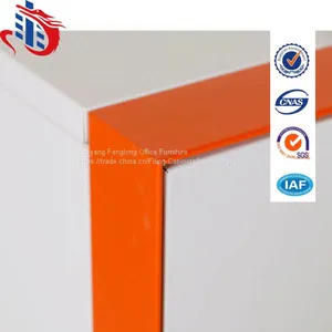 High Quality Single Door Double Color Design Steel Wardrobe thumbnail-3
