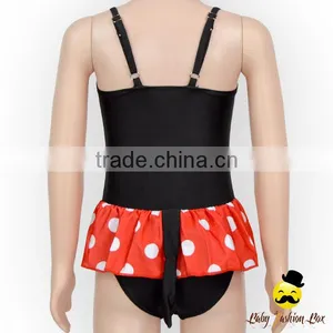 Fitness Cute Cartoon Character Strap Kids Flash Bow One Piece Little Girl Children Beach Clothes Swimwear thumbnail-6
