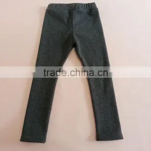 Children Girls Winter Leggings, Children Fashion Winter Pants Plain Pants, Elastic Waist Leggings thumbnail-1