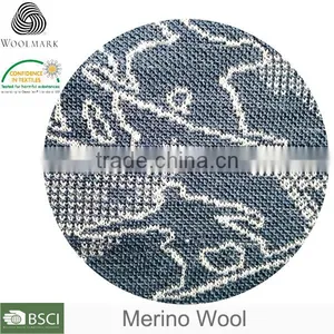 Factory Custom Printed Merino Wool Knitted Fabric thumbnail-1