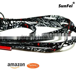 Heat-Transfer Printing Shoelaces for Hi-Top Boots Canvas and Air Jordan Yeezy Shoes - Accep Custom thumbnail-3