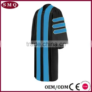 Hot Sale China Manufacturer Senior Cap and Gown Buy Doctoral Graduation Gown thumbnail-1
