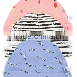 2017 New Style Custom Baby's Knitted Fashion Baby Winter Hats 100% Soft Cotton Caps for Newborn Children thumbnail-6