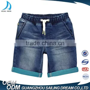 New Model Branded Short Jeans New Latest Design Denim Jeans for Kids thumbnail-1