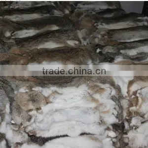 Top Quality Real Rabbit Fur / Natural Rabbit Skin / Rabbit Skin Price With Factory Price thumbnail-3