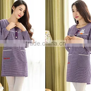Long - Sleeved Adult Gowns Overalls Apron Waterproof Apron Custom Advertising Promotions thumbnail-4