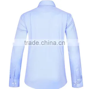 2017 Lastest Style Men Office Long Sleeves Shirts Solid Color thumbnail-5