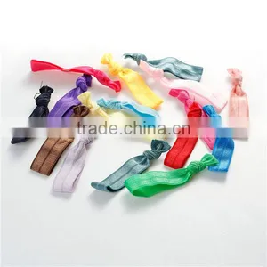 Cotton Elastic Hair Ties Round At Random 85mm - 7mm X15mm thumbnail-2