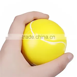 PU Leather Pet Products Toy Tennis Yellow thumbnail-3