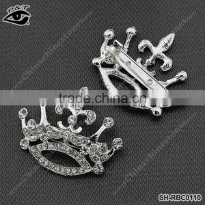Fashion Crown Design Rhinestone Brooches For Bride thumbnail-1